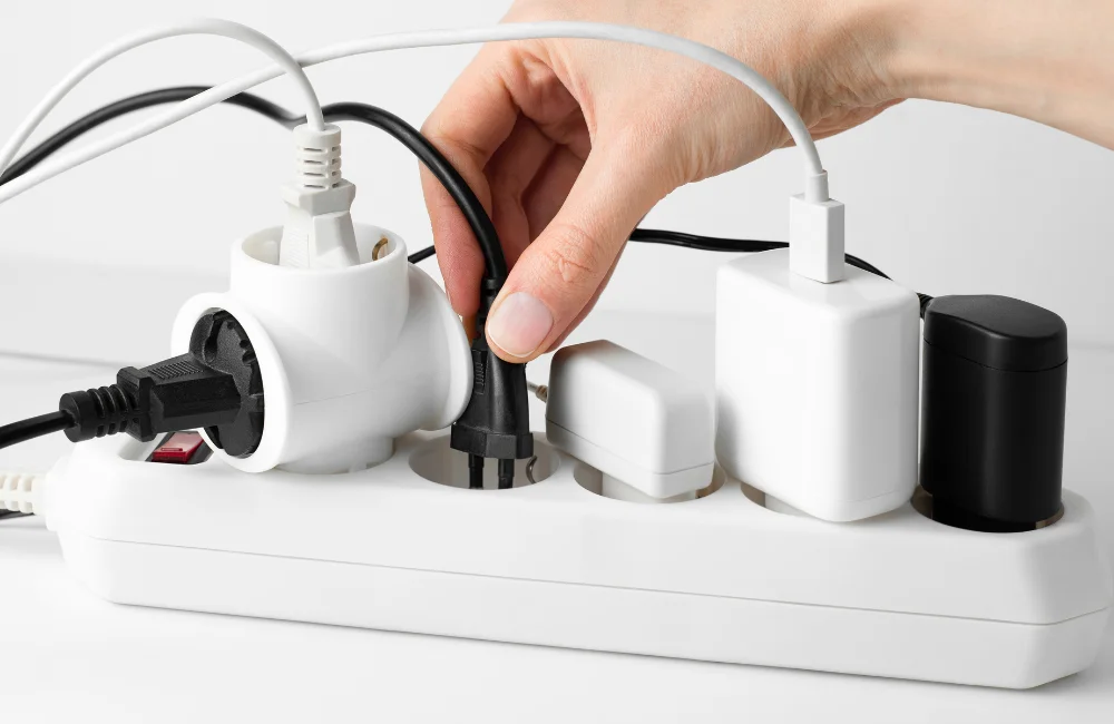 ต่อพ่วงอุปกรณ์ไฟฟ้าเกินกำลัง